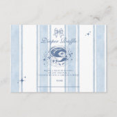 Tea Party Diapper Raffle Informatiekaartje (Voorkant)