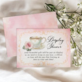 Tea Party Display Shower Kaart - Liefde is Brouwen