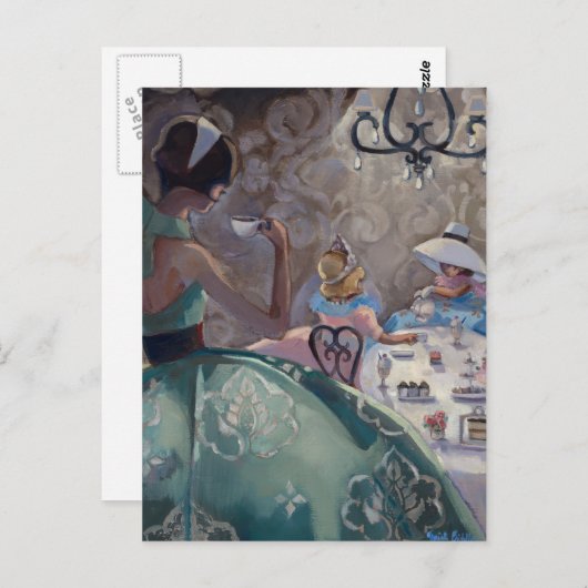 Tea Party door Trish Biddle Briefkaart (Voorkant / Achterkant)