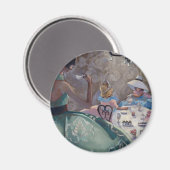Tea Party door Trish Biddle Magneet (Voorkant / Achterkant)