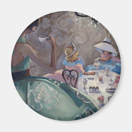 Tea Party door Trish Biddle Magneet (Voorkant)