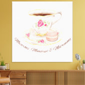 Tea Party Elegant Vrijgezellenfeest Bachelorette Canvas Afdruk (Insitu (Woonkamer))