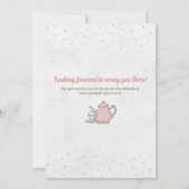 Tea Party en High Tea uitnodiging (Achterkant)