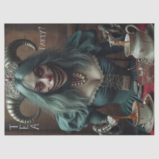 Tea Party enge Alice Tissuepapier (Voorkant)