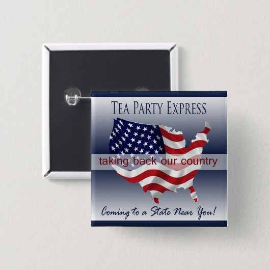Tea Party Express Button (Voorkant /achterkant)
