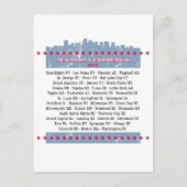 Tea Party Express City Tour Uitnodiging Briefkaart (Voorkant)