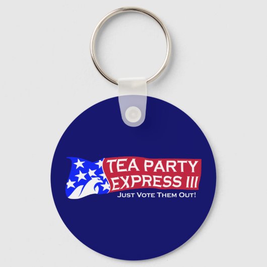 Tea Party Express III Sleutelhanger (Voorkant)