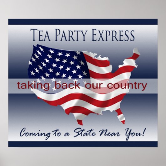Tea Party Express Poster (Voorkant)