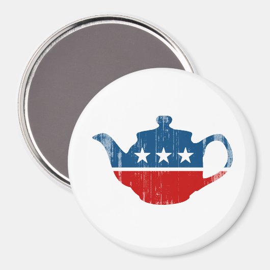 TEA PARTY - Faded.png Magneet (Voorkant / Achterkant)