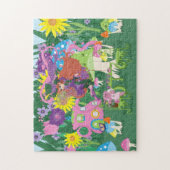 Tea Party Fairy, Watch en paddenstoelen Legpuzzel (Verticaal)