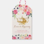 Tea Party Favor Labels Cadeaulabel (Voorkant)
