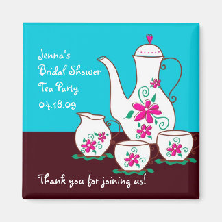 Tea Party Favor Magneten