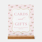 Tea Party Floral Vrijgezellenfeest Kaarten en gesc Acryl Bord