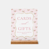 Tea Party Floral Vrijgezellenfeest Kaarten en gesc Acryl Bord (Voorkant)