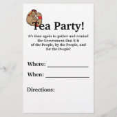 Tea Party. Flyer (Voorkant)