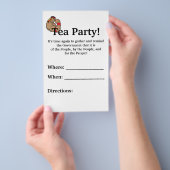Tea Party. Flyer (Hand)