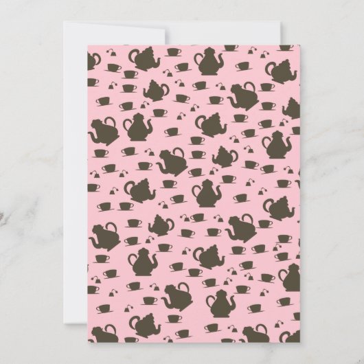 Tea Party / foto Kaart (Achterkant)