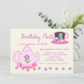 Tea Party / foto Kaart (Staand voorkant)