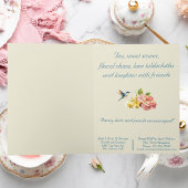 Tea Party Gevouwen Uitnodiging