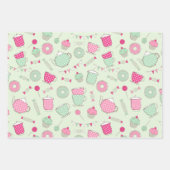 Tea Party Gift Wrapping Paper Set (Voorkant)