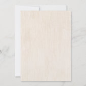 Tea Party Girl Birthday Pink Waterverf Rustic Kaart (Achterkant)