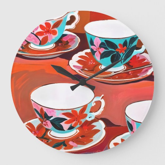 Tea Party Grote Klok (Voorkant)