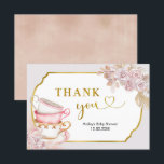 Tea Party - Hartelijk dank Bedankkaart<br><div class="desc">Tea Party - Hartelijk dank</div>