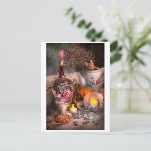 Tea Party - Ik zou graag thee willen hebben Uitnodiging Briefkaart (Staand voorkant)