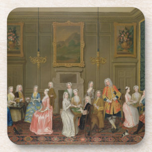 Tea Party in Lord Harrington's House, St. James's Drankjes Onderzetter