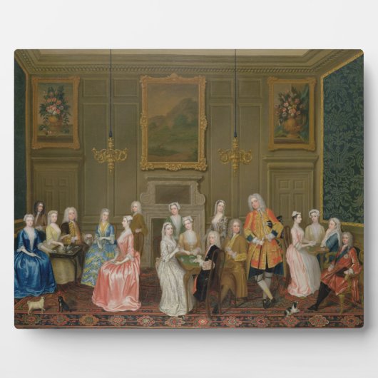 Tea Party in Lord Harrington's House, St. James's Fotoplaat (Voorkant)