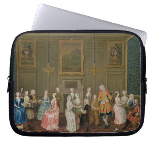 Tea Party in Lord Harrington's House, St. James's Laptop Sleeve