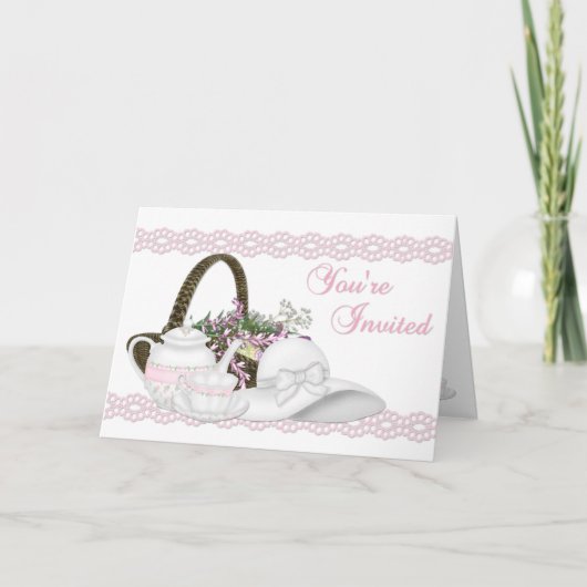 Tea Party Invitation (Voorkant)