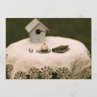 Tea Party Invitation Kaart