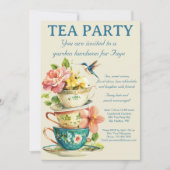 Tea Party Invitation Kaart (Voorkant)