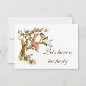 Tea Party Invitation Kaart (Voorkant)