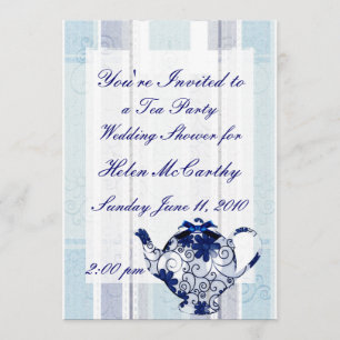 Tea Party Invitation Kaart