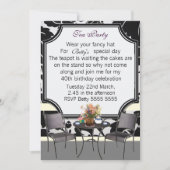 Tea Party Invitation Kaart (Voorkant)