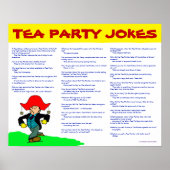 Tea Party Jokes Poster (Voorkant)