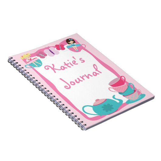 Tea Party Journal - notebook Notitieboek (Rechterzijde)