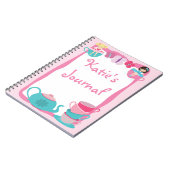 Tea Party Journal - notebook Notitieboek (Linkerzijde)