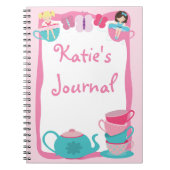 Tea Party Journal - notebook Notitieboek (Voorkant)