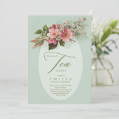 Tea Party Kaart (Staand voorkant)