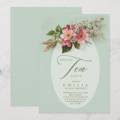 Tea Party Kaart (Voorkant / Achterkant)