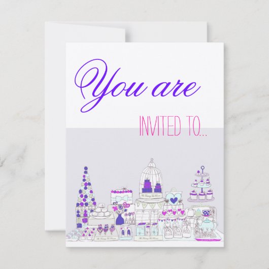 Tea Party Kaart (Voorkant)