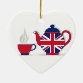 Tea Party Keramisch Ornament (Achterkant)