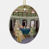 Tea Party Keramisch Ornament (Rechts)