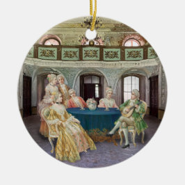 Tea Party Keramisch Ornament