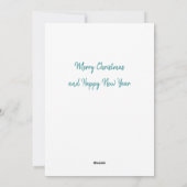 Tea Party kerst Feestdagenkaart (Achterkant)