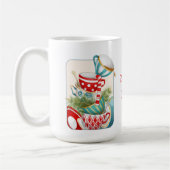 Tea Party kerst Koffiemok (Links)