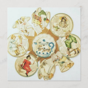 Tea Party  kinderen Kaart